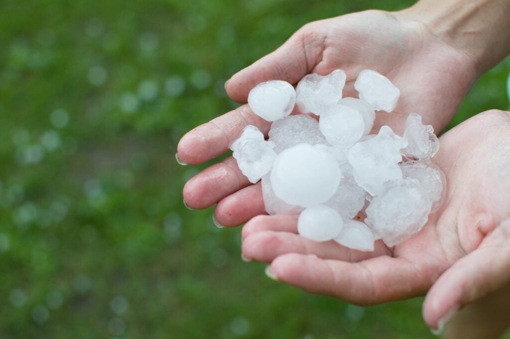 hail sizes 