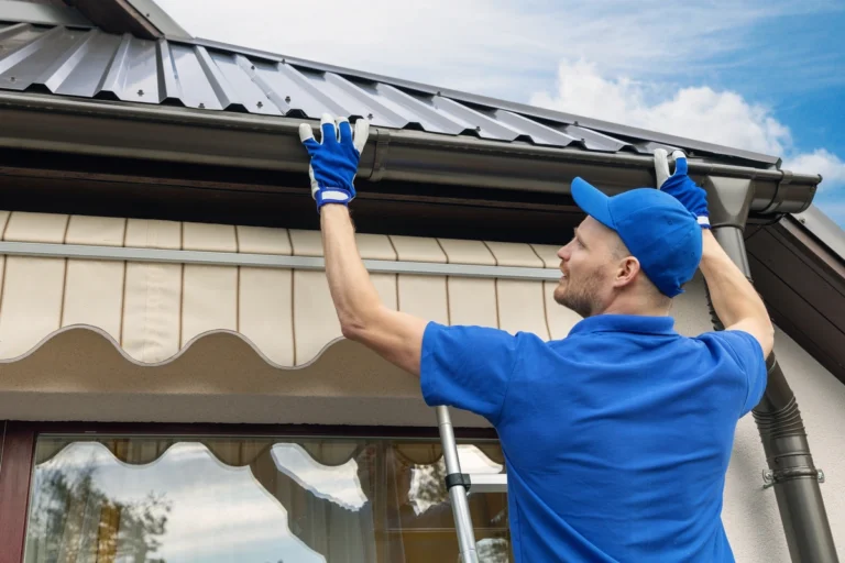 placing metal roofing