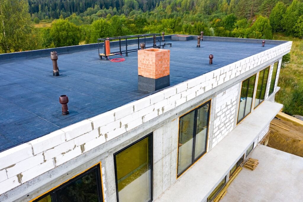 roof flashing flat roof