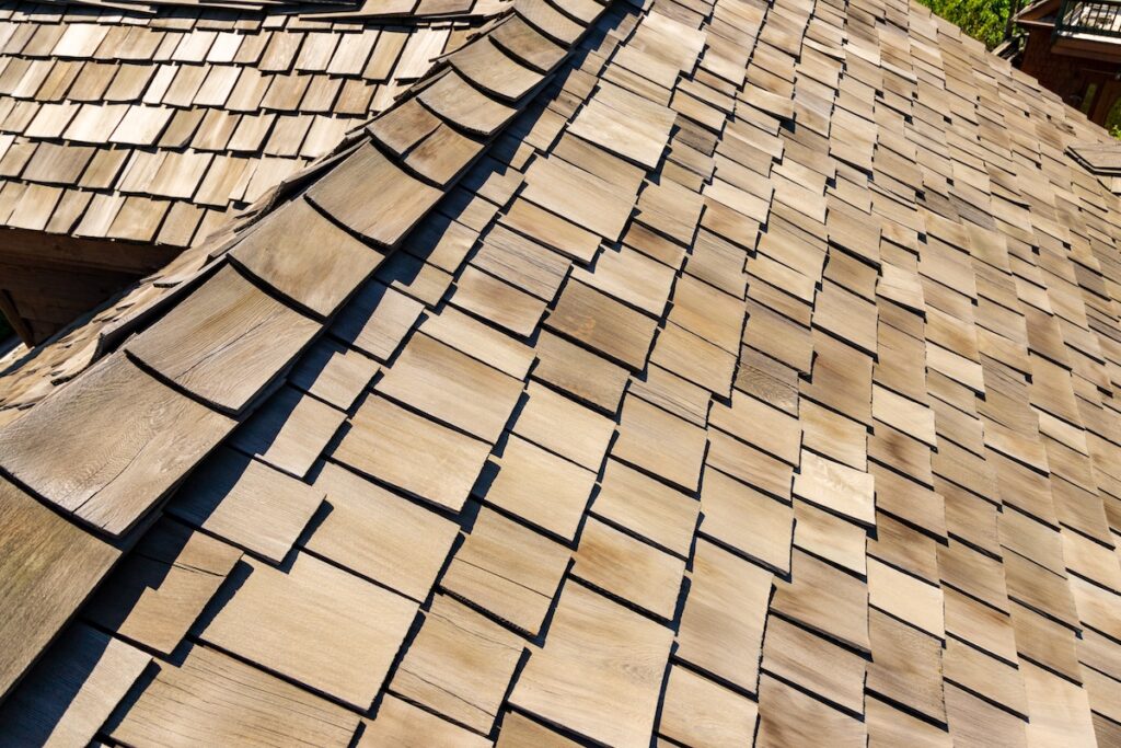 ceder shake roof