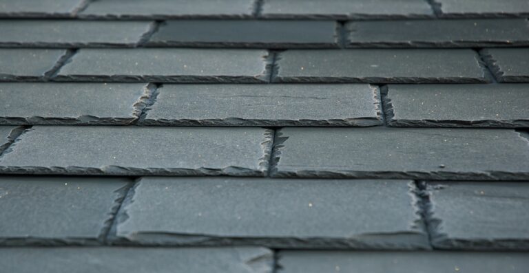 A slate roof