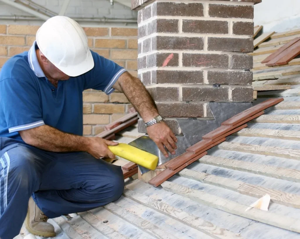 chimney flashing installation