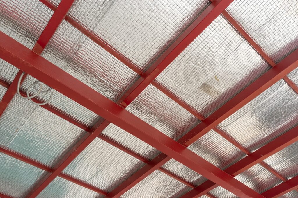 metal roof insulation reflective barriers