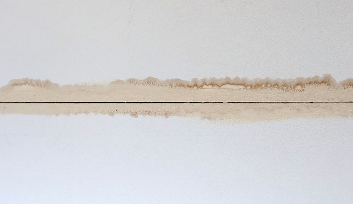 Ceiling after leaking