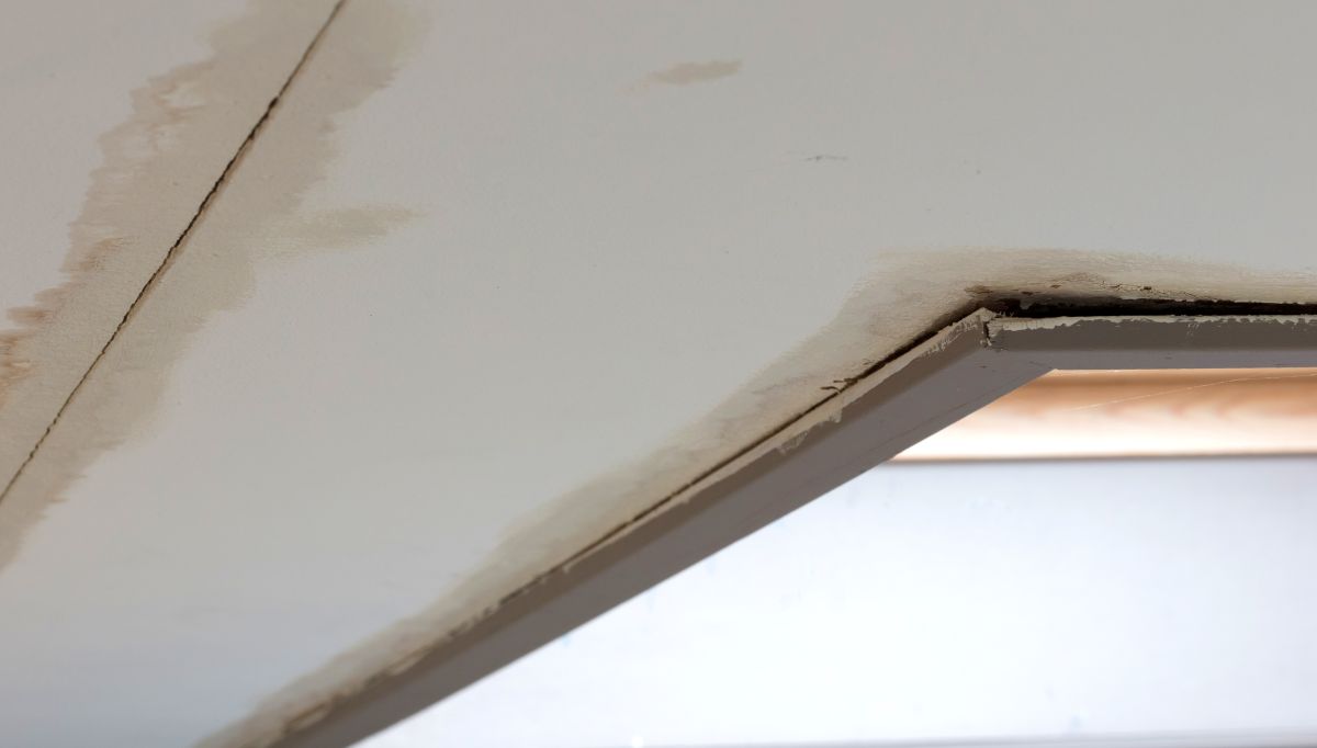 Roof after leaking